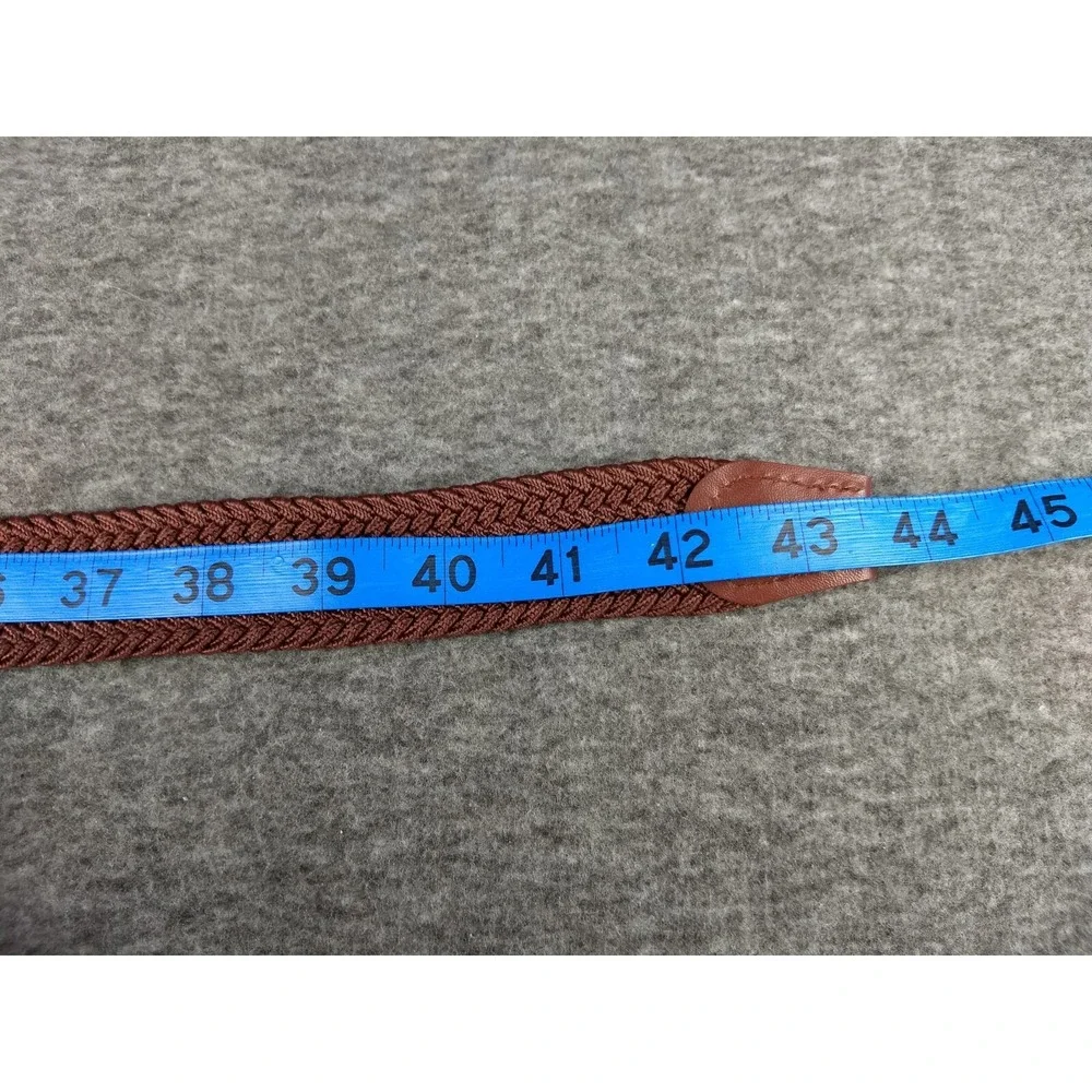 Woven Elastic Braided Belts Set/3  Black Rust Navy Men 44